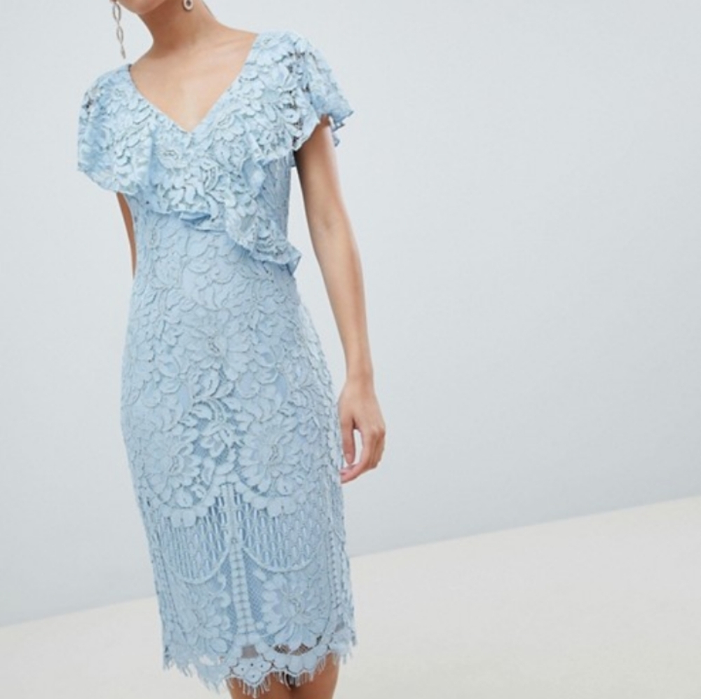 Lace Pencil Dress
